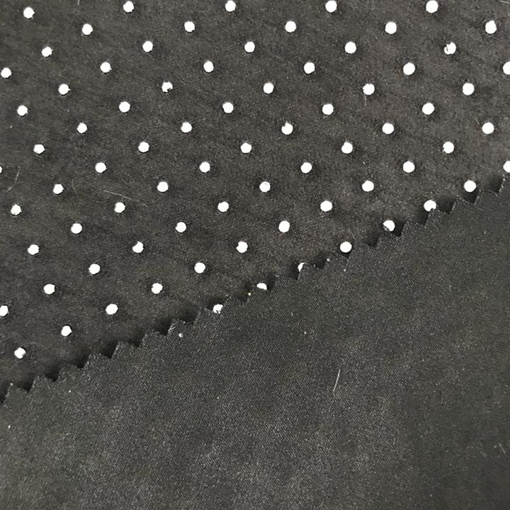 Woven Suede With Polka